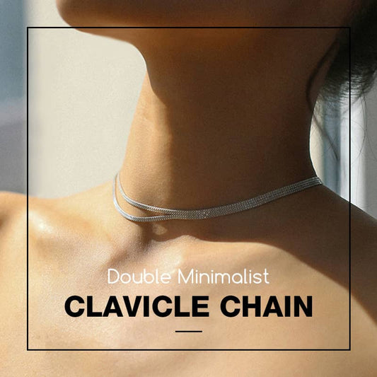 Double Minimalist Clavicle Chain
