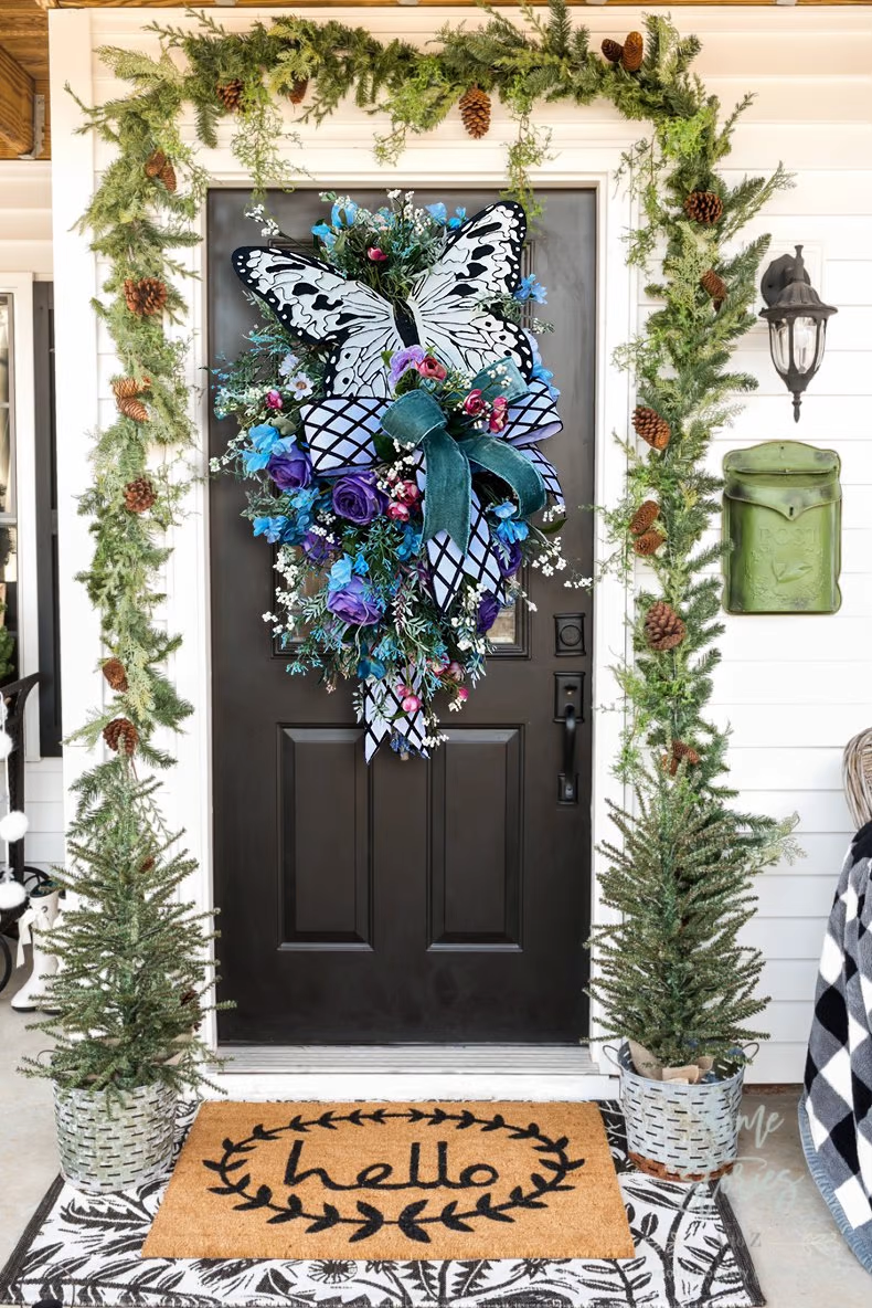 Last Day 49% Off - Classic Butterfly Wreath Decoration