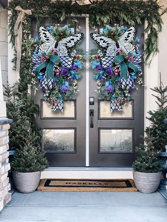 Last Day 49% Off - Classic Butterfly Wreath Decoration