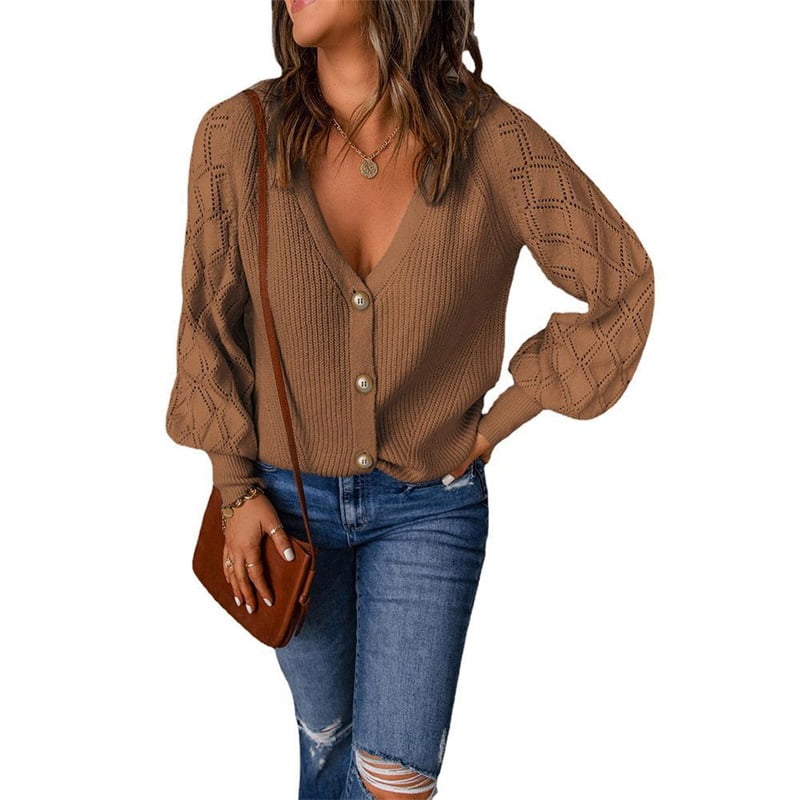 2022 Knitted Cardigan Loose Women's Sweater