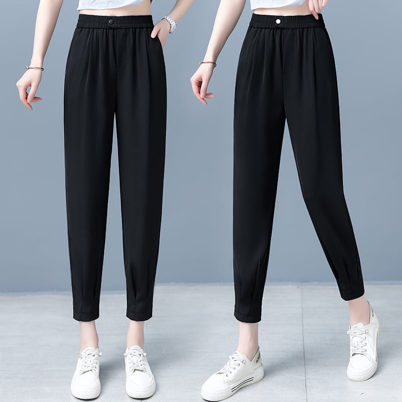 🔥$39.99 two pieces-Women's Casual Cooling Straight Pants（50% OFF）